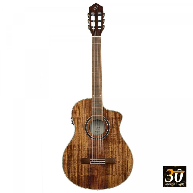 Ortega RCE30TH-ACA Nylonstrengs Gitar m/Mikrofon og Bag