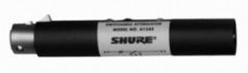 Shure A15AS switchable in-line attenuator -15, -20 or -25 dB