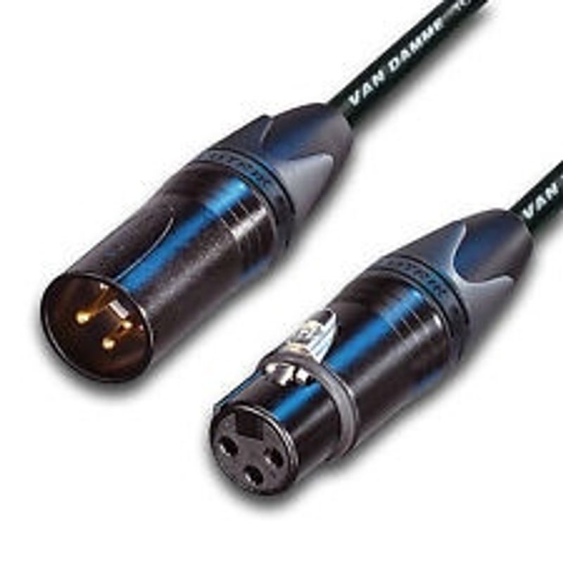 VanDamme Mikrofonkabel 10m Hvit XLR-plugg