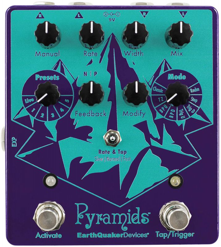 EarthQuaker Devices Pyramids Stereo Flanging Device