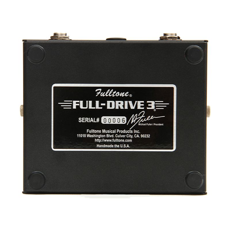 Fulltone Full-Drive3 Overdrive m/Boost Pedal